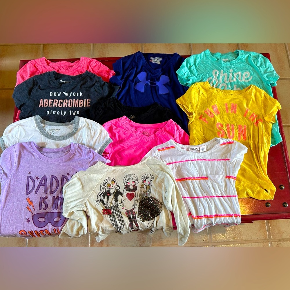 11 girls shirts sizes 5/6-7/8